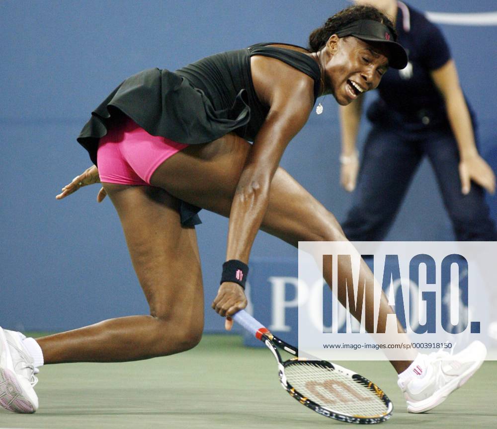 Venus Williams (USA) - (NYP20080903316) Tennis Damen US Open 2008, Grand Slam, WTA Tour Einzelbild Flushing Meadows New York, NY, N Y Dynamik,