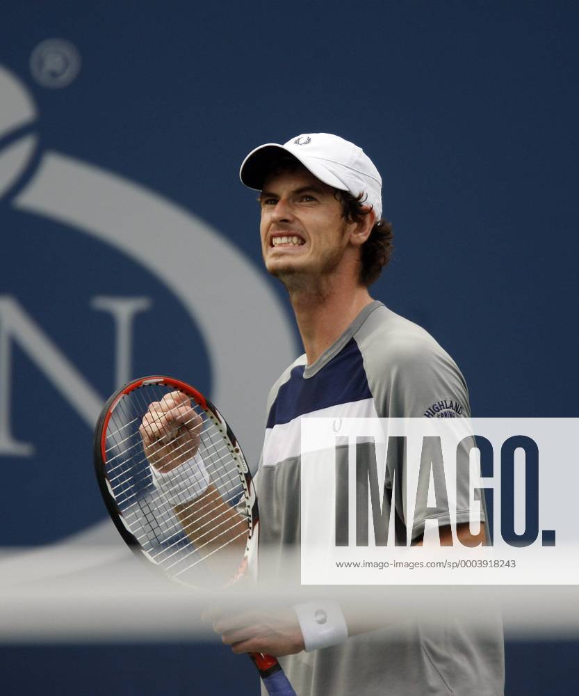 Andrew Murray (Großbritannien) jubelt Tennis Herren US Open 2008, Grand Slam, ATP Tour Einzelbild Flushing Meadows New York, NY, N.Y. Freude,