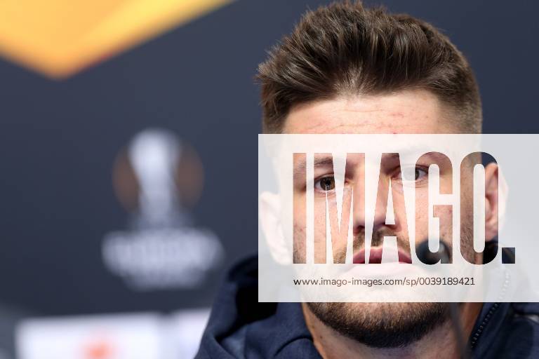 GNK Dinamo press conference PK Pressekonferenz - Zagreb, Croatia 06.03.2019., Maksimir stadium, Zagreb, Croatia - GNK Dinamo press conference before football match of UEFA Europa league, Round of 16, 1st leg with Benfica. Bruno Petkovic LukaxStanzl PIXSELL