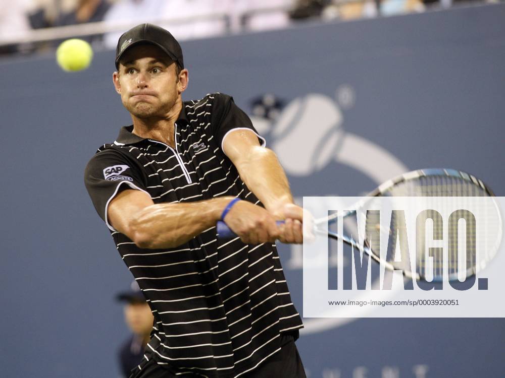 Andy Roddick (USA) Tennis Herren US Open 2008, Grand Slam, ATP Tour Einzelbild Flushing Meadow New York, NY N Y Dynamik,
