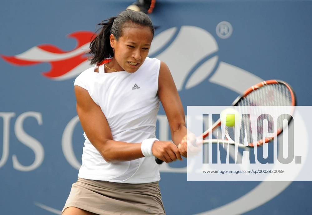 Anne Keothavong (Großbritannien) Tennis Damen US Open 2008, Grand Slam, WTA Tour Einzelbild Flushing Meadows New York, NY, N Y Dynamik,