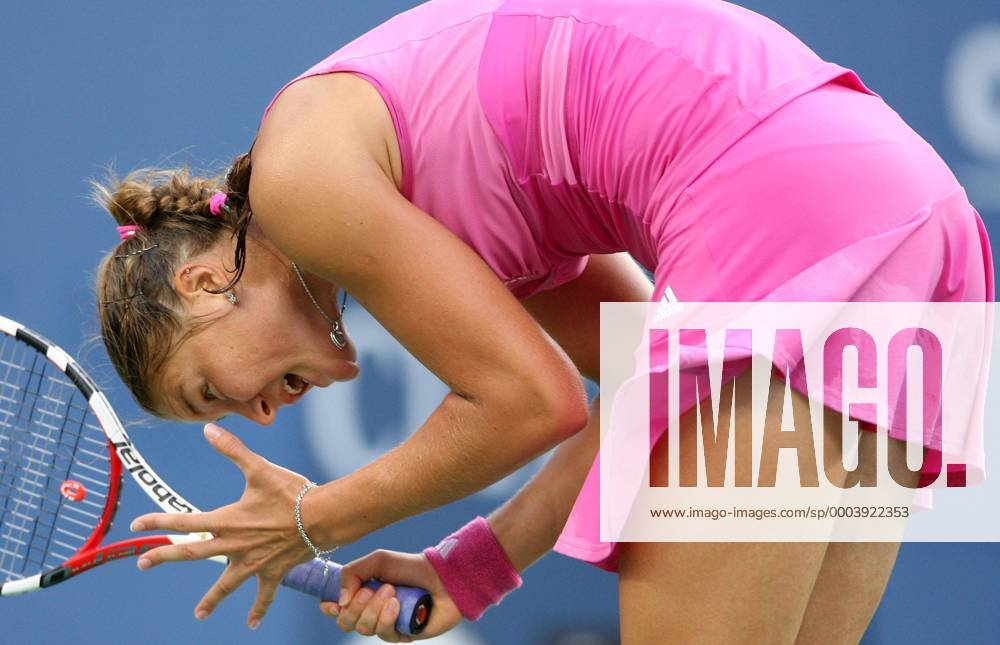 Dinara Safina (Rußland) verzweifelt - Tennis Damen US Open 2008, Grand Slam, WTA Tour Einzelbild Flushing Meadow New York, NY N Y Enttäuschung,
