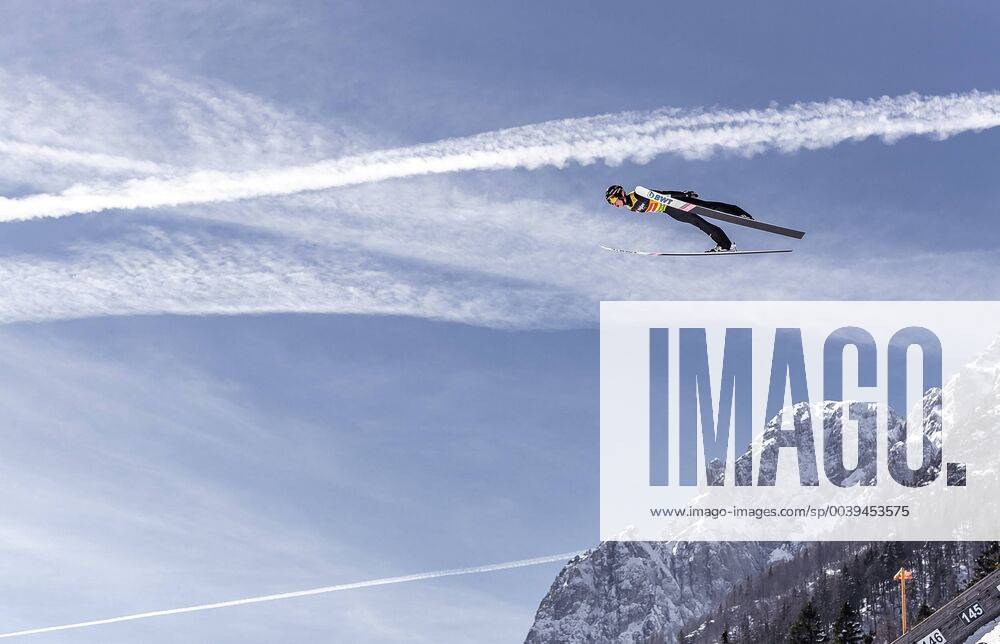 Planica Ratece SLO FIS World Cup Ski Jump Ski Flying Qualification Individual Final in picture Ryoyu Kobayashi JPN Ryoyu Kobayashi of Japan during a qualification of the Ski Flying Hill individual competition of the FIS Ski Jumping World Cup Final 2019 at Planica in Ratece Slovenia on 2019 03 21 Ratece EP_fei