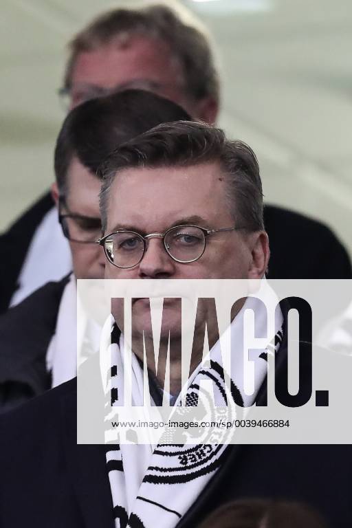 President Reinhard Grindel Germany friendly match Germany vs. Serbia in the Volkswagen Arena in Wolfsburg Germany football man man man 20 03 2019