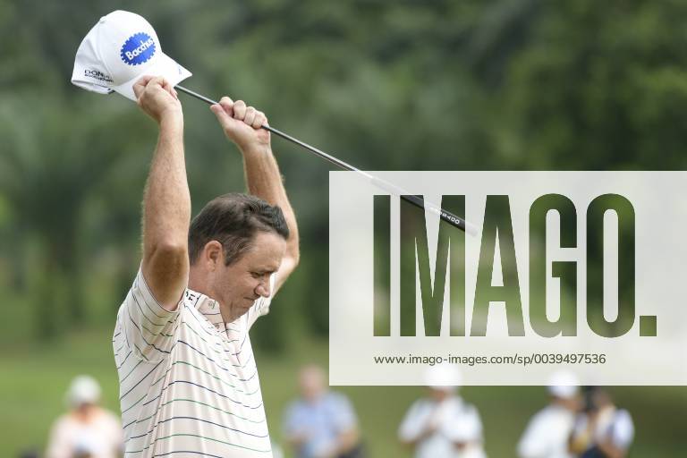 Kuala Lumpur, Malaysia - Scott Hend of Australia reacts on the 18th hole after he wins the Maybank Championship 2019 at Saujana Golf and Country Club on March 24, 2019 in Kuala Lumpur, Malaysia. Scott Hend Wins The Maybank Championship 2019 - ZUMAn230 20190324_zaa_n230_120