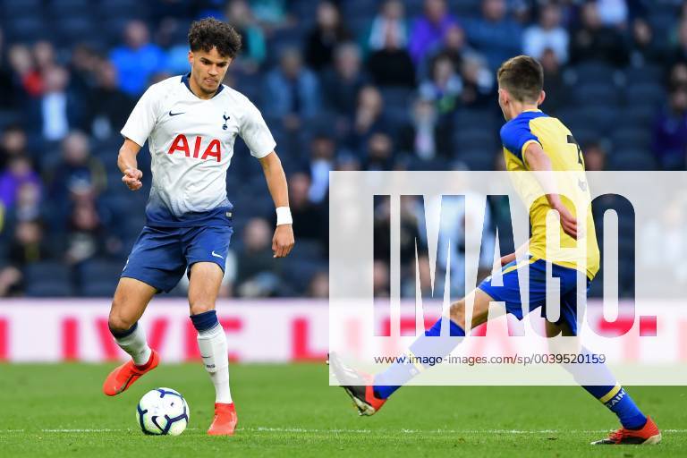 London, United Kingdom - Tottenham U18 defender Brooklyn Lyons-Foster in action during the Under 18 Premier League match between Tottenham Hotspur and Southampton at the Tottenham Hotspur Stadium, London on Sunday 24th March 2019. Tottenham Hotspur v Southampton - U18 Premier League - ZUMAn230 20190324_zaa_n230_661