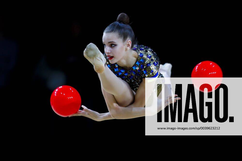 33rd Grand Prix Internationaux de Thiais 31 03 2019 Senior Group Ukraine Anastasiya Voznyak Valeriya Vuzviak Valeriya Khanina Mariia Vysochanska Diana Myzherytska Alina Bykhno at Grand Prix finals 33rd Grand Prix Internationaux de Thiais on 31 03 2019 in the Palais Omnisports in Thiais France