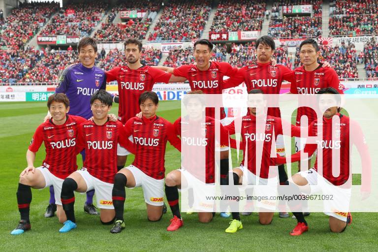 Urawa Reds team group Mannschaftsbild Totale line-up, MARCH 30, 2019 - Football Soccer : 2019 J1 League match between Urawa Red Diamonds 1-1 F.C.Tokyo at Saitama Stadium 2002 in Saitama, Japan. Noxthirdxpartyxsales (100541891)