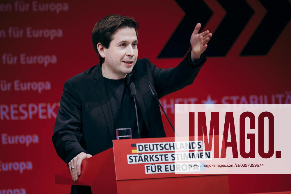 Kevin Kuehnert, Secretary General of the SPD, recorded at the European Delegates Conference of the Social Democratic Party of Germany in Berlin, 28 01 2024 Berlin Germany