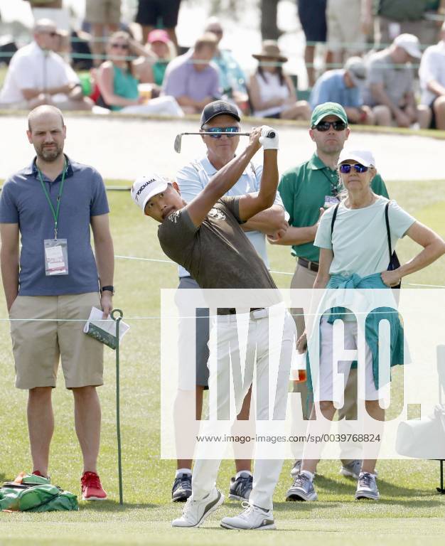 Golf: Masters Tournament Satoshi Kodaira of Japan plays a practice round for the Masters Tournament at Augusta National Golf Club in Augusta, Georgia, on April 8, 2019.