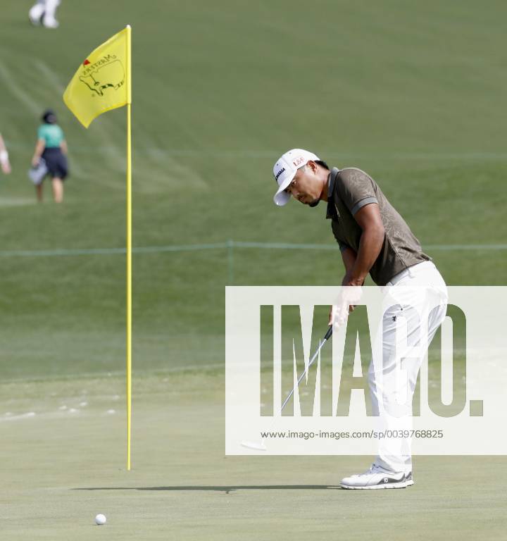 Golf: Masters Tournament Satoshi Kodaira of Japan plays a practice round for the Masters Tournament at Augusta National Golf Club in Augusta, Georgia, on April 8, 2019.