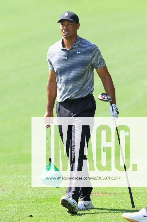 Golf: Masters Tournament Tiger Woods is pictured during practice for the Masters Tournament at Augusta National Golf Club in Augusta, Georgia, on April 9, 2019.