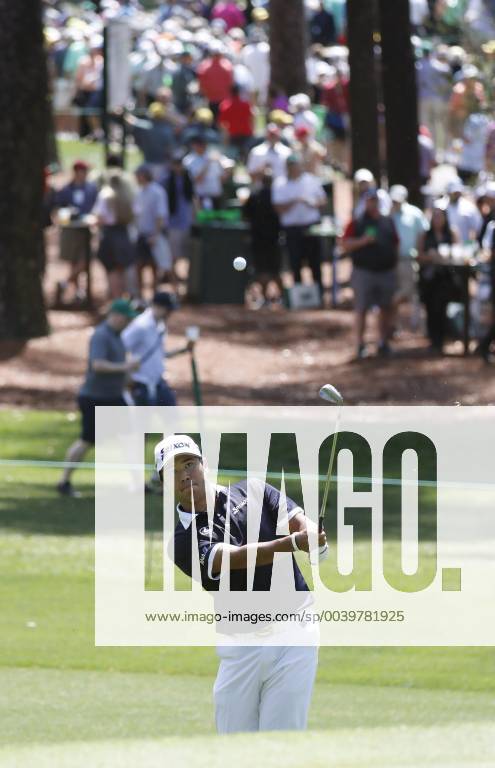 Golf: Masters Tournament Hideki Matsuyama of Japan plays a practice round at Augusta National Golf Club in Augusta, Georgia, on April 9, 2019, two days before the start of the Masters Tournament.