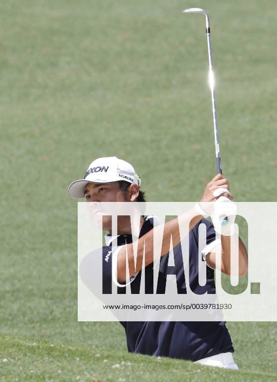 Golf: Masters Tournament Hideki Matsuyama of Japan plays a practice round at Augusta National Golf Club in Augusta, Georgia, on April 9, 2019, two days before the start of the Masters Tournament.