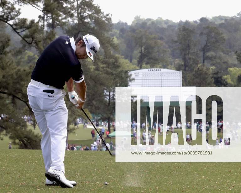 Golf: Masters Tournament Hideki Matsuyama of Japan plays a practice round at Augusta National Golf Club in Augusta, Georgia, on April 9, 2019, two days before the start of the Masters Tournament.