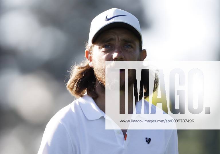 Tommy Fleetwood of the United Kingdom walks to his tee ball at practice on the Wednesday before the 2019 Masters Tournament at Augusta National Golf Club in Augusta, Georgia, on April 10, 2019. AUG20190410101 JOHNxANGELILLO