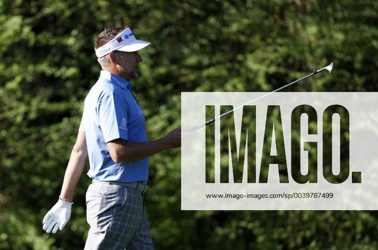 Ian Poulter of the United Kingdom walks to the 13th green at practice on the Wednesday before the 2019 Masters Tournament at Augusta National Golf Club in Augusta, Georgia, on April 10, 2019. AUG20190410104 JOHNxANGELILLO