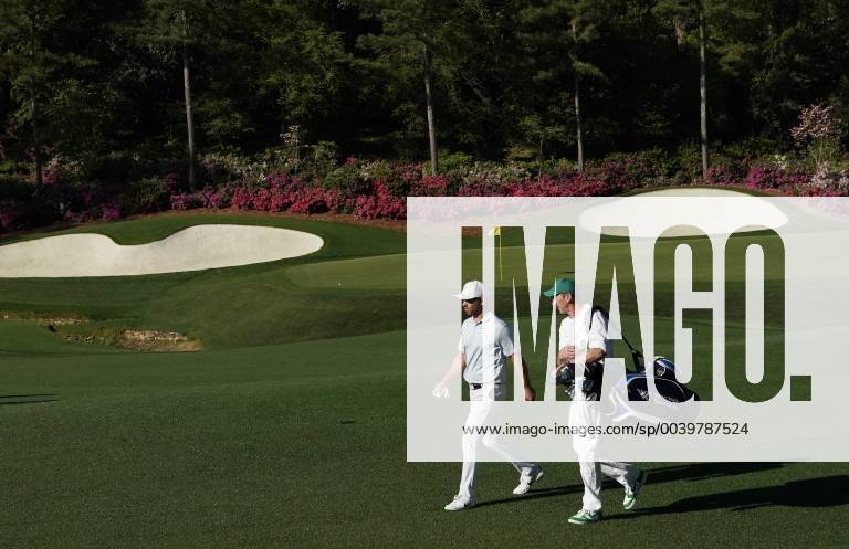 Paul Casey of the United Kingdon by the 13th green at practice on the Wednesday before the 2019 Masters Tournament at Augusta National Golf Club in Augusta, Georgia, on April 10, 2019. AUG20190410116 JOHNxANGELILLO