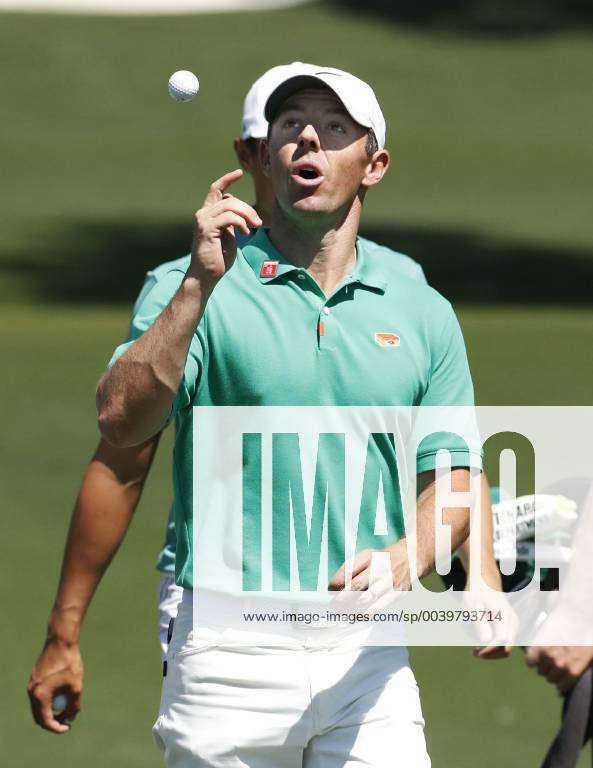 Golf: Masters Tournament Rory McIlroy of Northern Ireland plays a practice round for the Masters Tournament at Augusta National Golf Club in Augusta, Georgia, on April 10, 2019.