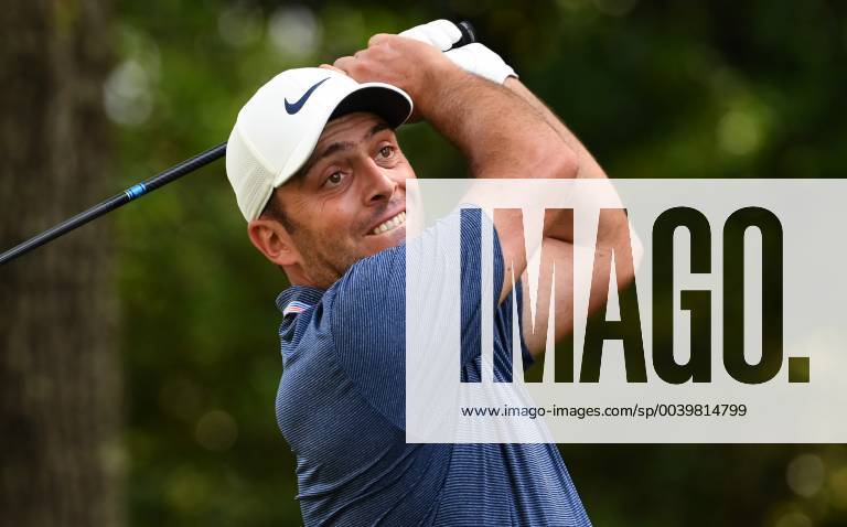 Francesco Molinari watches his drive off of the second tee during the second round of the Masters Tournament at Augusta National Golf Club in Augusta, Georgia, on April 12, 2019. AUG20190412322 KEVINxDIETSCH