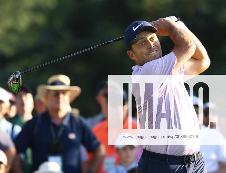 Golf: Masters Tournament Francesco Molinari of Italy acknowledges the crowd after making a birdie on the 18th hole during the third round of the Masters Tournament at Augusta National Golf Club in Augusta, Georgia, on April 13, 2019.
