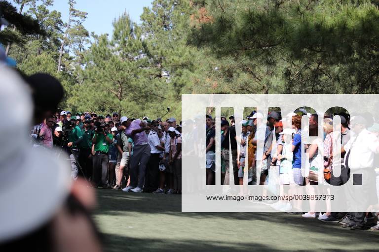 United States Tiger Woods during the third round of the 2019 Masters golf tournament at Augusta National Golf Club in Augusta, Georgia, United States, April 13, 2019. Noxthirdxpartyxsales (101218937)