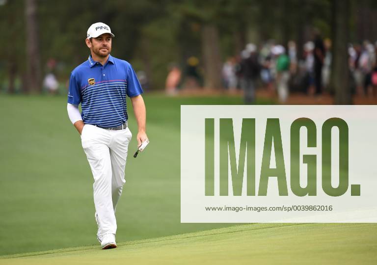 Louis Oosthuizen walks on the first green during the final round of the Masters Tournament at Augusta National Golf Club in Augusta, Georgia, on April 14, 2019. AUG20190414302 KEVINxDIETSCH