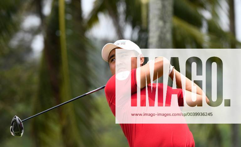 (190420) -- BOAO, April 20, 2019 (Xinhua) -- Yeh Yu-Chen of Chinese Taipei tees off on the 13th hole during the third round of the Boao Open in Boao, south China s Hainan Province, on April 20, 2019. The 2019 China Tour s Boao Open is held from April 15 to 21. (Xinhua Yang Guanyu) (SP)CHINA-BOAO-GOLF-CHINA TOUR-BOAO OPEN (CN)