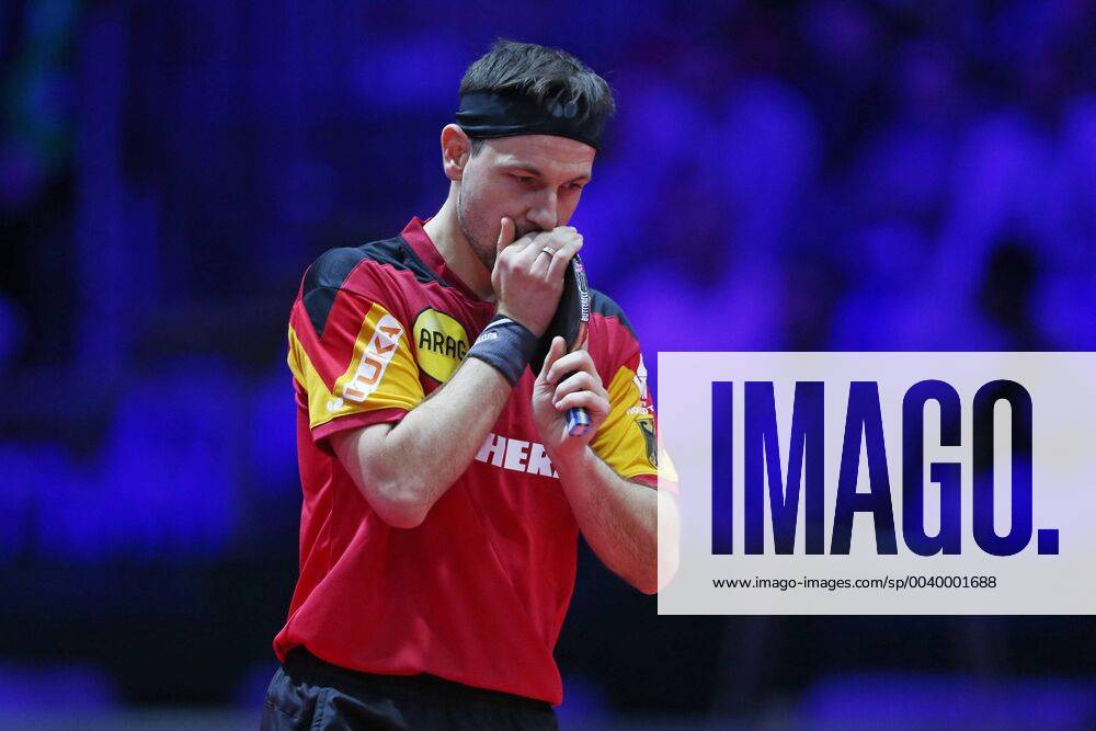 Timo Boll GER during preliminaries of 2019 table tennis world championships in Budapest 23 04 2019