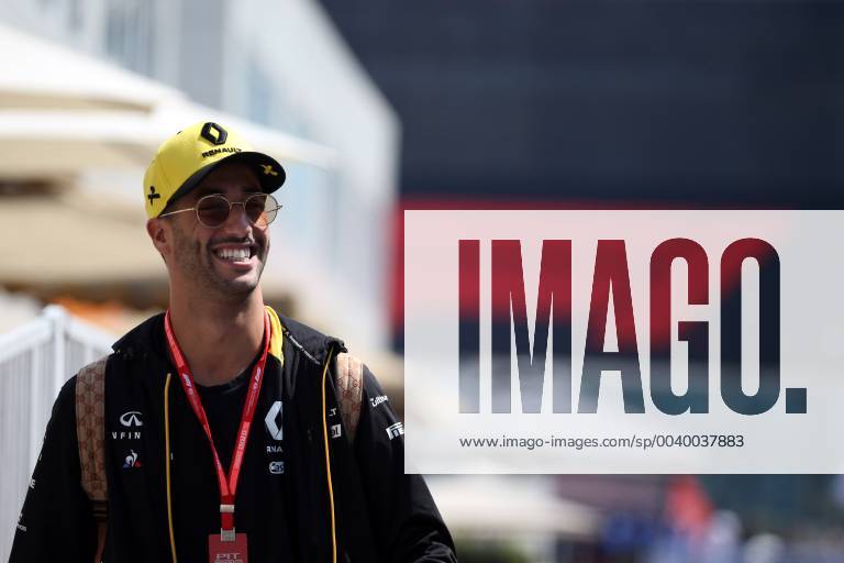 Photo4 LaPresse 26 04 2019 Baku, Azerbaijan Grand Prix Formula One Azerbaijan 2019 In the pic: Daniel Ricciardo (AUS) Renault Sport F1 Team RS19