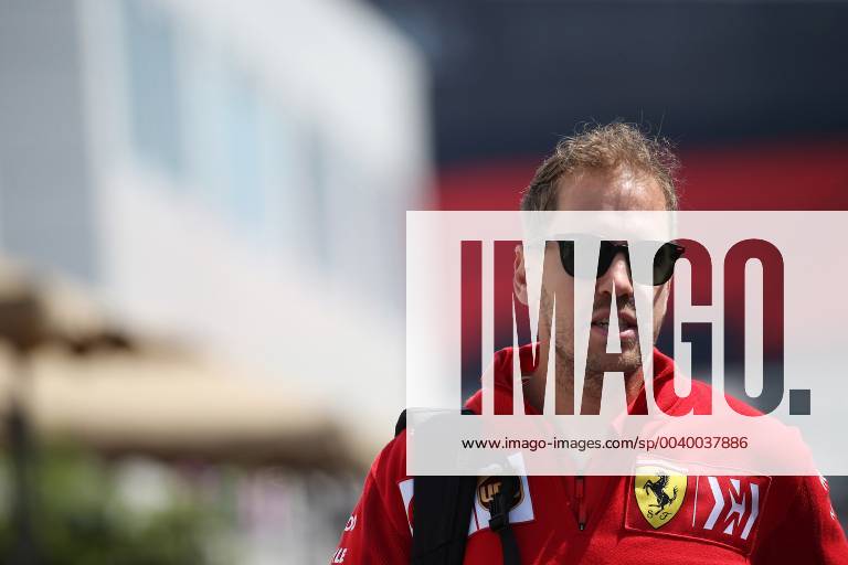 Photo4 LaPresse 26 04 2019 Baku, Azerbaijan Grand Prix Formula One Azerbaijan 2019 In the pic: Sebastian Vettel (GER) Scuderia Ferrari SF90