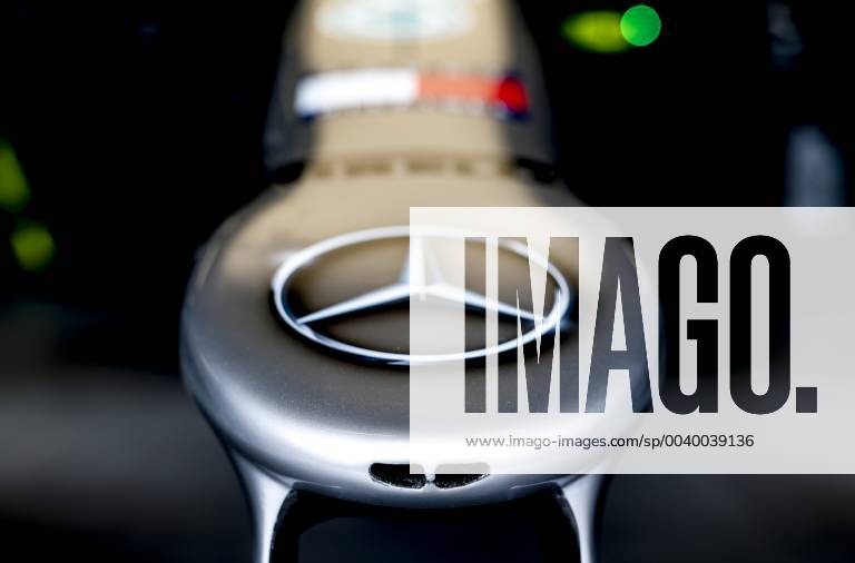 Motorsports: FIA Formula One World Championship WM Weltmeisterschaft 2019, Grand Prix of Azerbaijan, Front wing of Mercedes AMG Petronas Motorsport Baku Azerbaijan