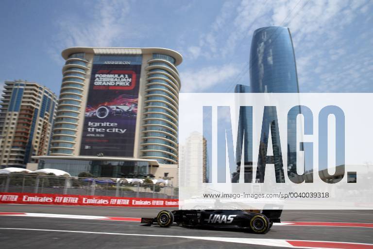 Photo4 LaPresse 26 04 2019 Baku, Azerbaijan Grand Prix Formula One Azerbaijan 2019 In the pic: Romain Grosjean (FRA) Haas F1 Team VF-18