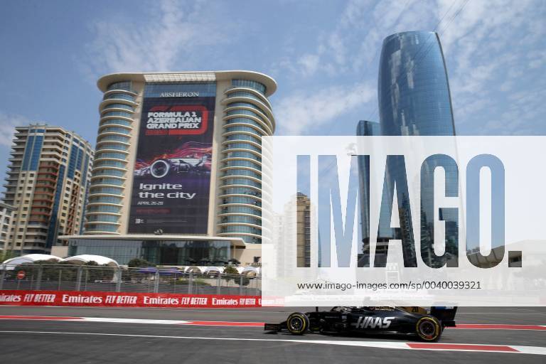 Photo4 LaPresse 26 04 2019 Baku, Azerbaijan Grand Prix Formula One Azerbaijan 2019 In the pic: Kevin Magnussen (DEN) Haas F1 Team VF-19