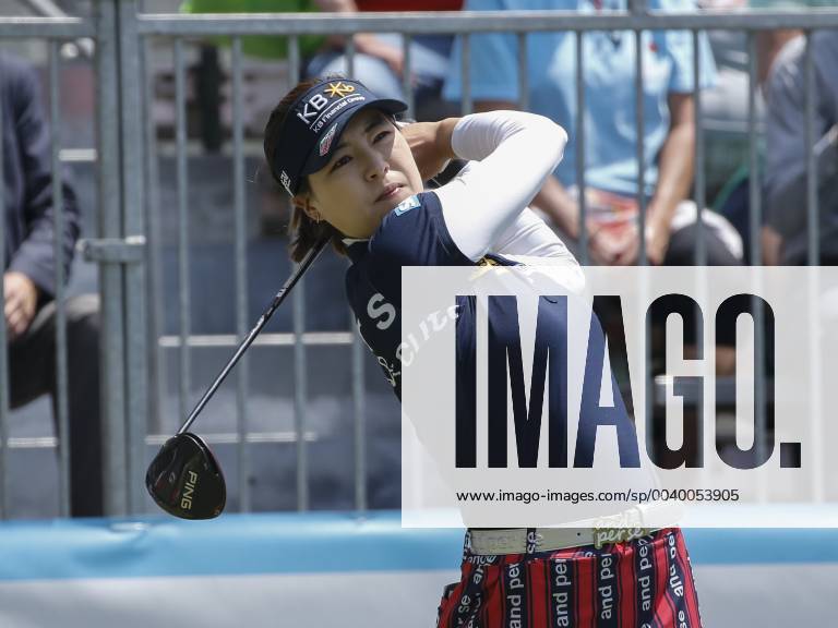 Los Angeles, California, U.S - In Gee Chun of South Korea in actions during the second round of the HUGEL-AIR PREMIA LA Open LPGA Golf Damen golf tournament at Wilshire Country on April 26, 2019, in Los Angeles. 2019 LA Open LPGA golf tournament - ZUMAc68_ 20190426_zaf_c68_216