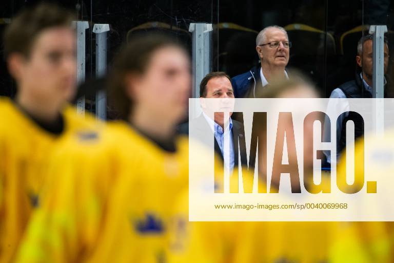 Stefan Löfven prime minister of Sweden after the ice hockey semi final game in The IIHF U18 World Championship between Canada and Sweden on April 27 in Örnsköldsvik Photo Johan Löf BILDBYRAN COP 230,