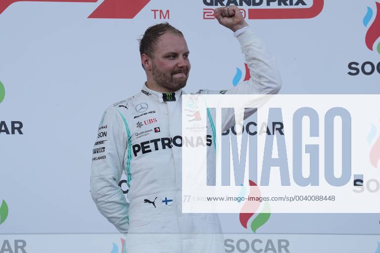 Formel 1, GP Aserbaidschan, Sieger Valtteri Bottas Photo4 LaPresse 28 04 2019 Baku, Azerbaijan Grand Prix Formula One Azerbaijan 2019 In the pic: Valtteri Bottas (FIN) Mercedes AMG F1 W10