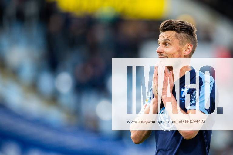 Malmö FFs Markus Rosenberg defends after the football match in Allsvenskan between IFK Norrköping and Malmö FF on April 28, 2019 in Norrköping,