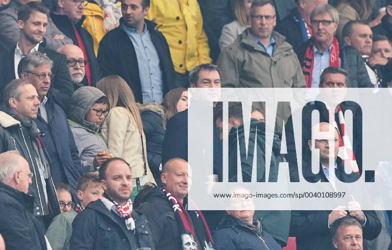 Markus SOEDER, bayerischer Ministerpraesident, Bayern, 1.FC NUREMBERG - FC BAYERN MUNICH 1-1 - DFL REGULATIONS PROHIBIT ANY USE OF PHOTOGRAPHS as IMAGE SEQUENCES and or QUASI-VIDEO - 1.German Soccer League , Nuremberg, April 28, 2019 Season 2018 2019, matchday 31, FCB, München, Nürnberg Photographer: Peter Schatz
