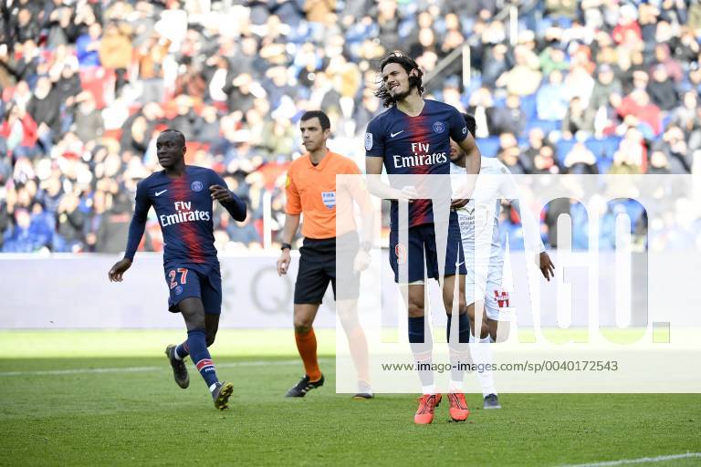 DECEPTION - 09 EDINSON CAVANI (PSG) FOOTBALL : Paris SG vs Nice - Ligue 1 Conforama - 04 05 2019 FEP Panoramic