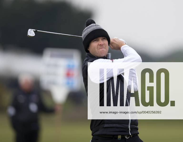10th May 2019, Hillside Golf Club, Southport, England; Betfred British Masters, hosted by Tommy Fleetwood, day 2; Steven Brown (ENG) plays his approach from the fairway on the par four 8th hole ActionPlus12132896 DavidxBlunsden