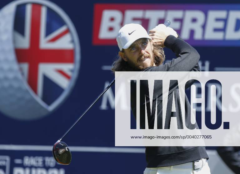11th May 2019, Hillside Golf Club, Southport, England; Betfred British Masters, hosted by Tommy Fleetwood, day 3; Tournament host Tommy Fleetwood (ENG) plays his drive on the 2nd tee ActionPlus12133632 AlanxMartin