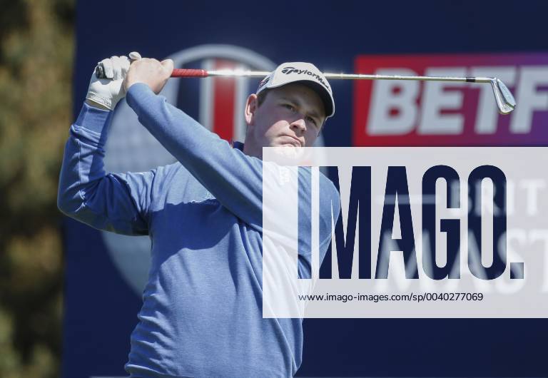 11th May 2019, Hillside Golf Club, Southport, England; Betfred British Masters, hosted by Tommy Fleetwood, day 3; Robert Macintyre (SCO) plays his drive on the 2nd tee ActionPlus12133636 AlanxMartin