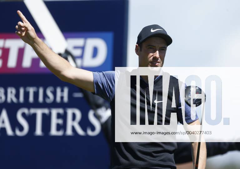 11th May 2019, Hillside Golf Club, Southport, England; Betfred British Masters, hosted by Tommy Fleetwood, day 3; Ross Fisher (ENG) watches his drive go wide and right off the 2nd tee ActionPlus12133612 AlanxMartin