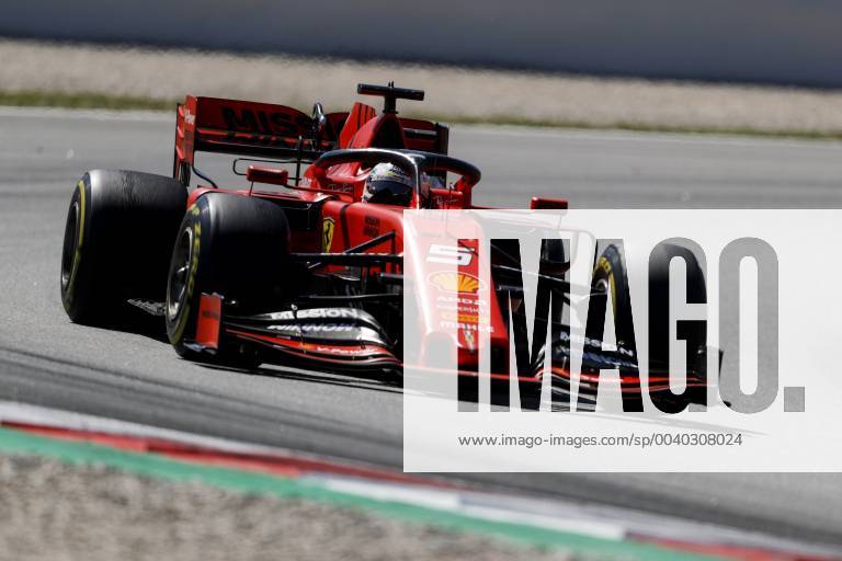 Montmelo, Spain - SEBASTIAN VETTEL of Scuderia Ferrari Mission Winnow during the Formula 1 Spanish Grand Prix at Circuit de Barcelona-Catalunya in Montmelo, Spain. 2019 Formula 1 Spanish Grand Prix - Hamilton wins - ZUMAg147 20190512_zap_g147_004