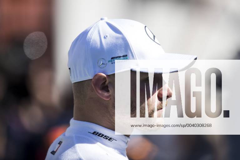Montmelo, Spain - VALTTERI BOTTAS of Mercedes AMG Petronas Motorsport talks to the media after the Formula 1 Spanish Grand Prix at Circuit de Barcelona-Catalunya in Montmelo, Spain. 2019 Formula 1 Spanish Grand Prix - Hamilton wins - ZUMAg147 20190512_zap_g147_026