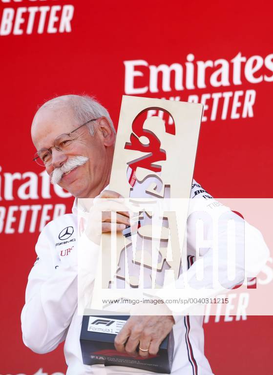 Motorsports: FIA Formula One World Championship WM Weltmeisterschaft 2019, Grand Prix of Spain, Dr. Dieter Zetsche (GER, Chairman of the Board of Management of Daimler AG, Head of Mercedes-Benz Cars), Barcelona Spain