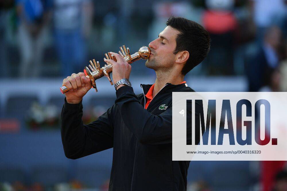 KW19 Novak Djokovic (Ser) defeated Stefanos Tsitsipas (Gre) 6 3, 6 4 TENNIS : Mutua Madrid Open - 12 05 2019 AntoineCouvercelle Panoramic