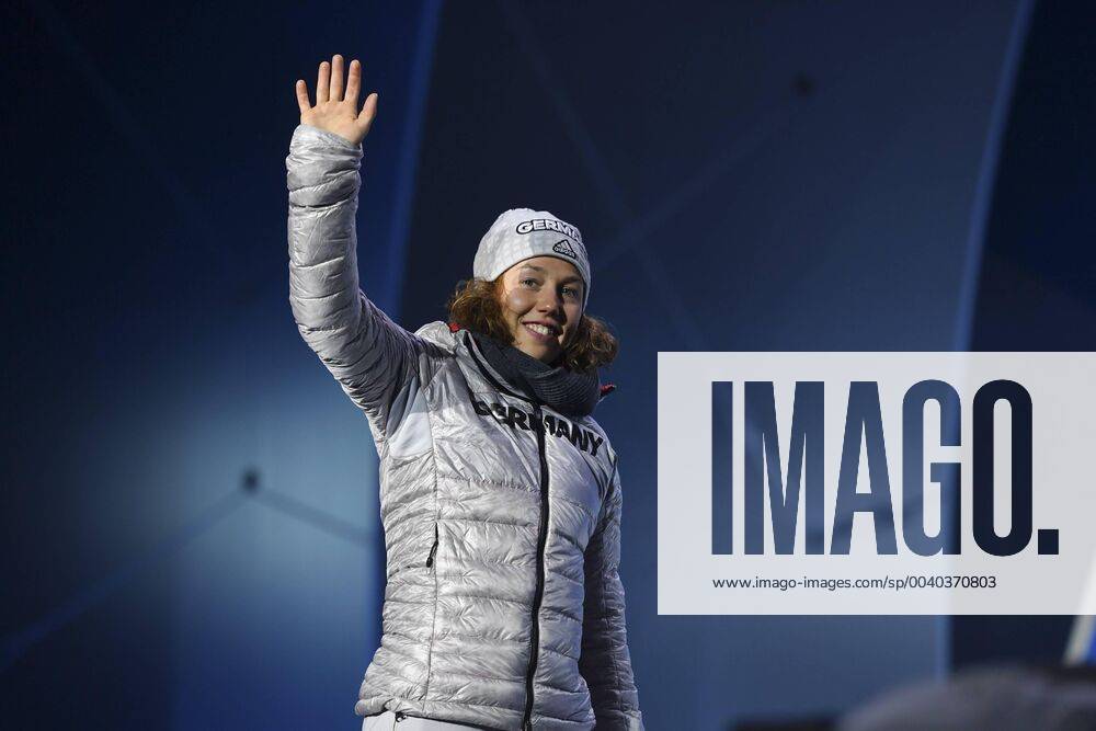 Laura DAHLMEIER ends her career with 25 archive photo Laura DAHLMEIER Jubel, joy, enthusiasm, biathlon, 15 km single of the women, award ceremony, Victory Ceremony, PyeongChang Olympic Medals Plaza on 16 02 2018 Olympic Winter Games 2018, from 09 02 25 02 2018 in PyeongChang South Korea Â