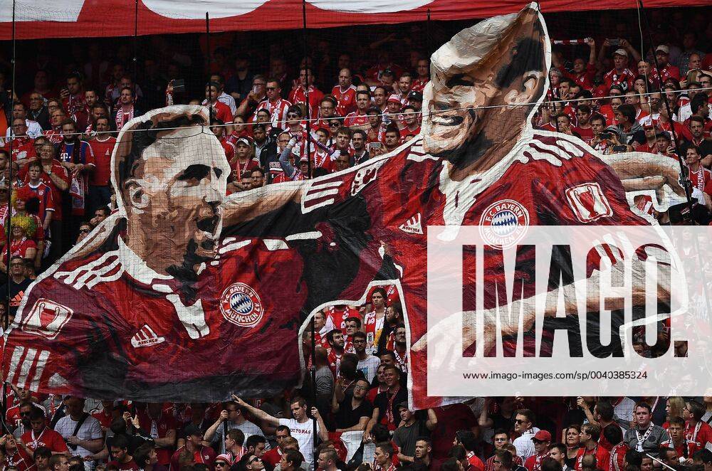 Football 1 Bundesliga, FC Bayern Muenchen Eintracht Frankfurt, v l Ribery Robben Poster Muenchen